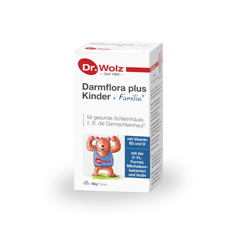 Darmflora plus Kinder + Familie® Dr. Wolz – 68 g praška